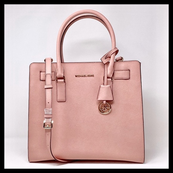 Michael Kors Dillon Large Top Zip Saffiano Leather Satchel - Picture 11 of 13